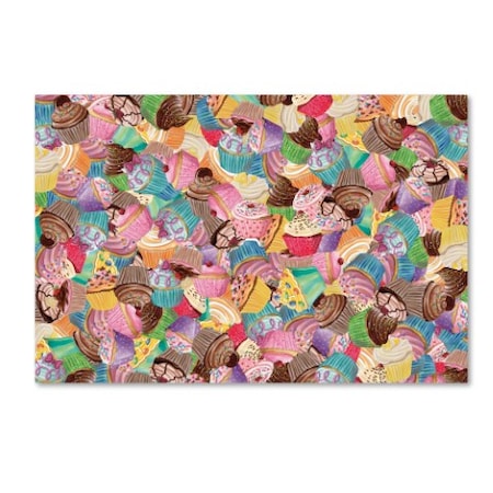 Fiona Stokes-Gilbert-ALI 'Cupcake Mania' Canvas Art,16x24